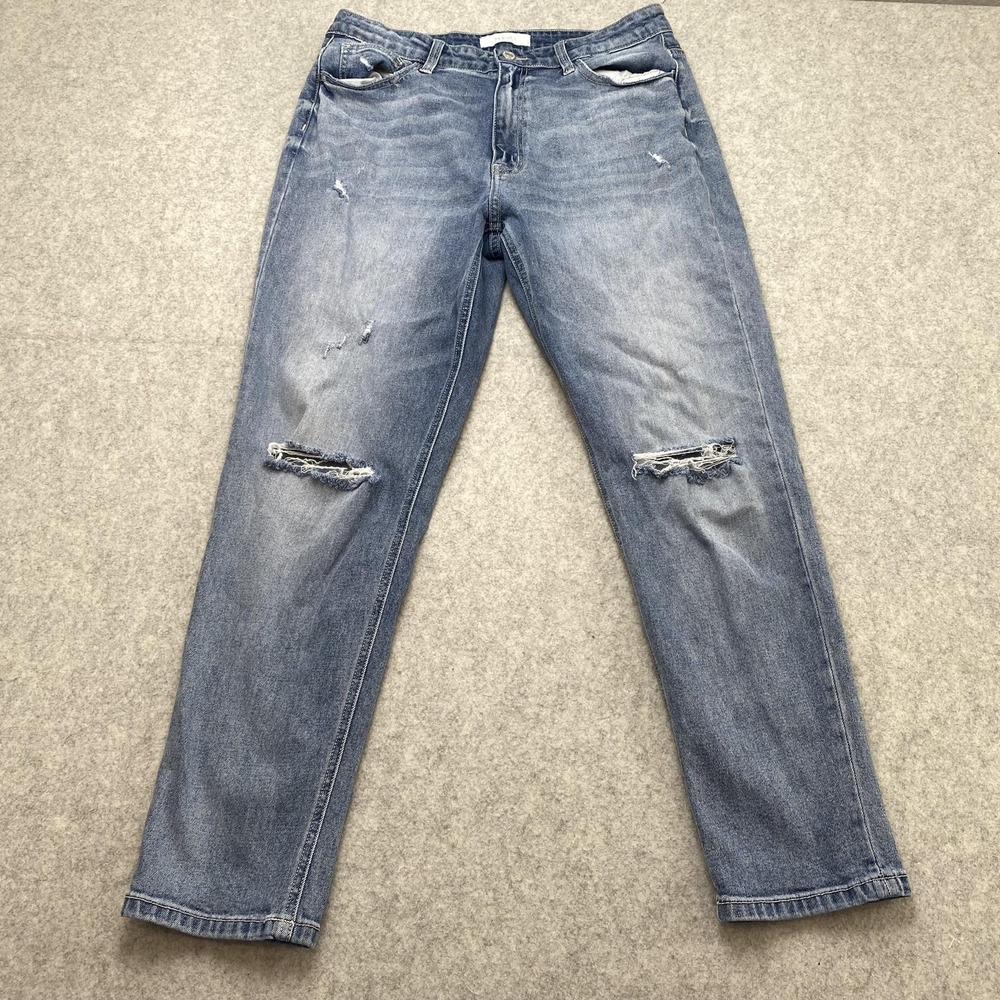 Big Star Casey Bootcut Jeans Womens 30L (31x32) Blue Medium Wash Stretch USA